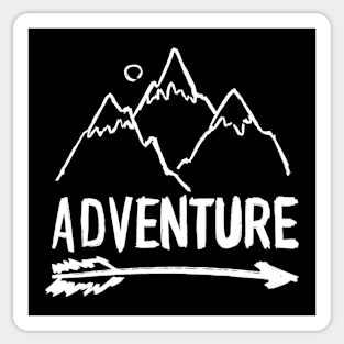 Adventure Mountains Wanderlust Sticker